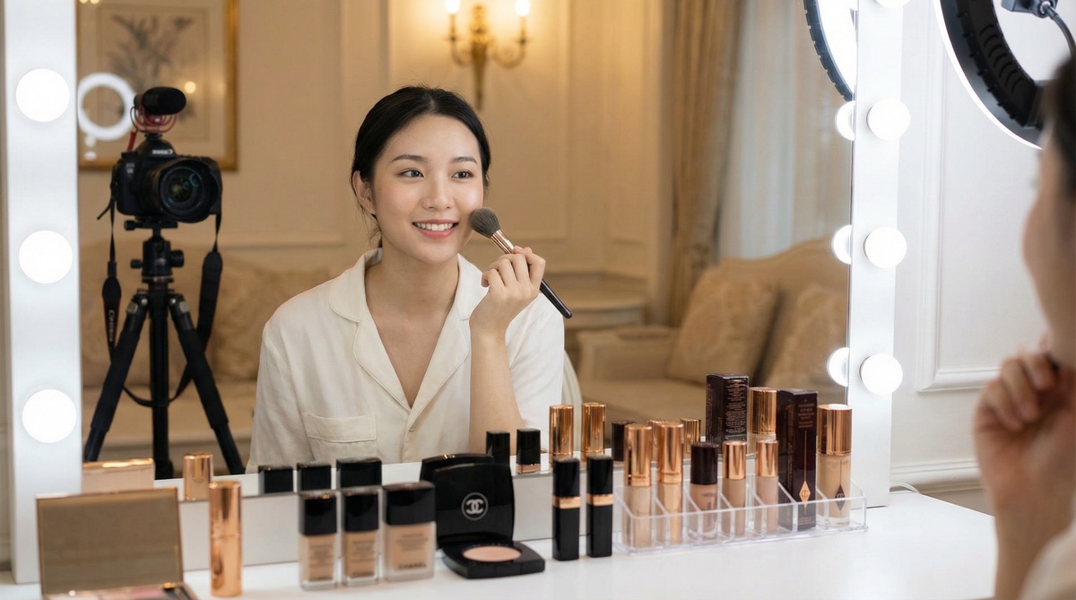 国产自拍美妆视频