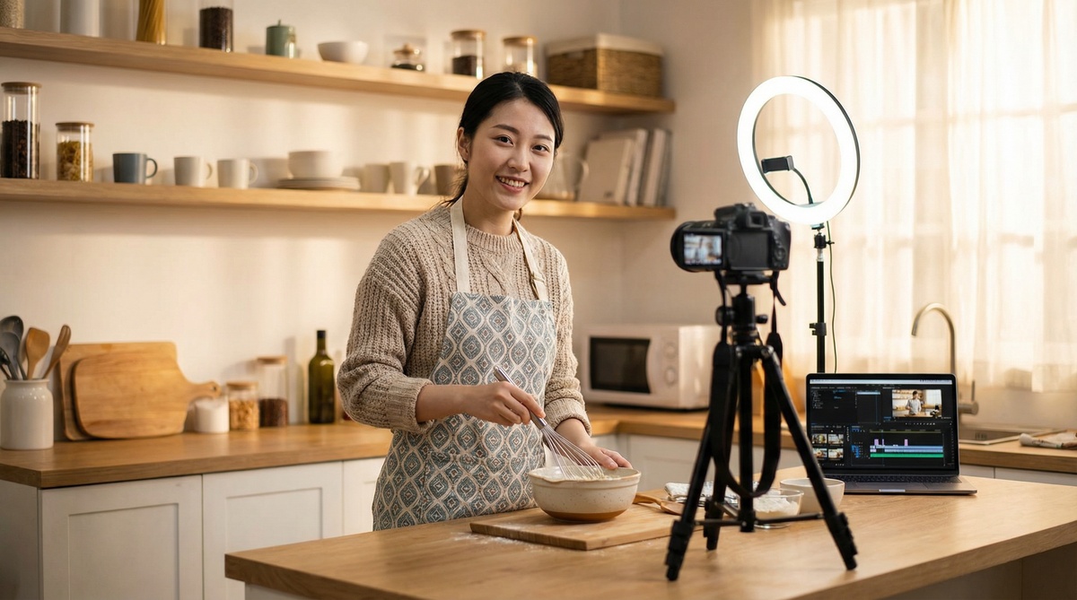 国产自拍美食视频